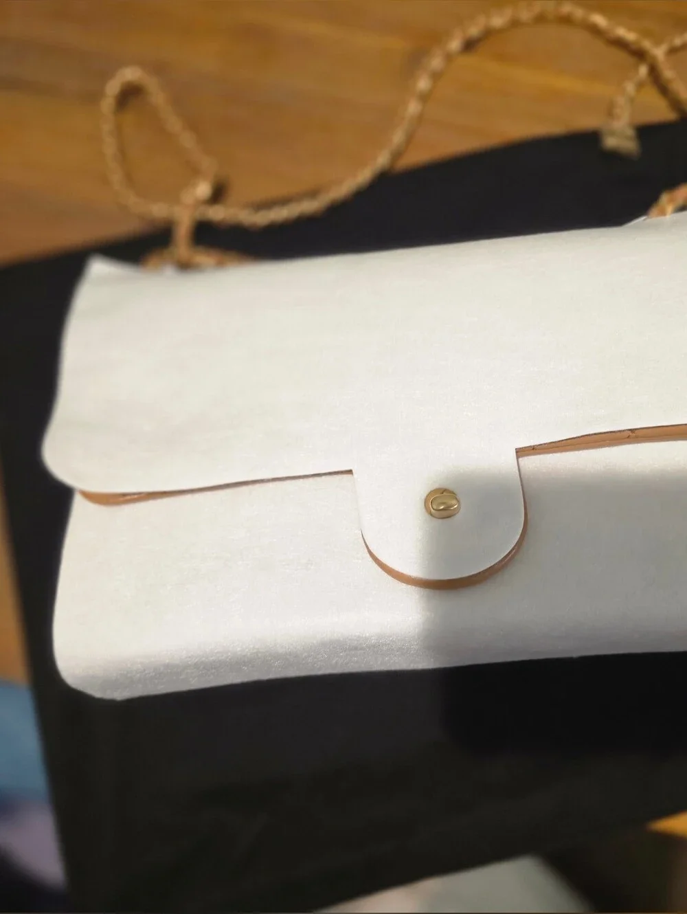 New CHANEL Small Flap Bag W/ Sliding Chain Strap